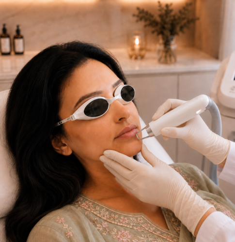 Lip Lightening Laser procedure